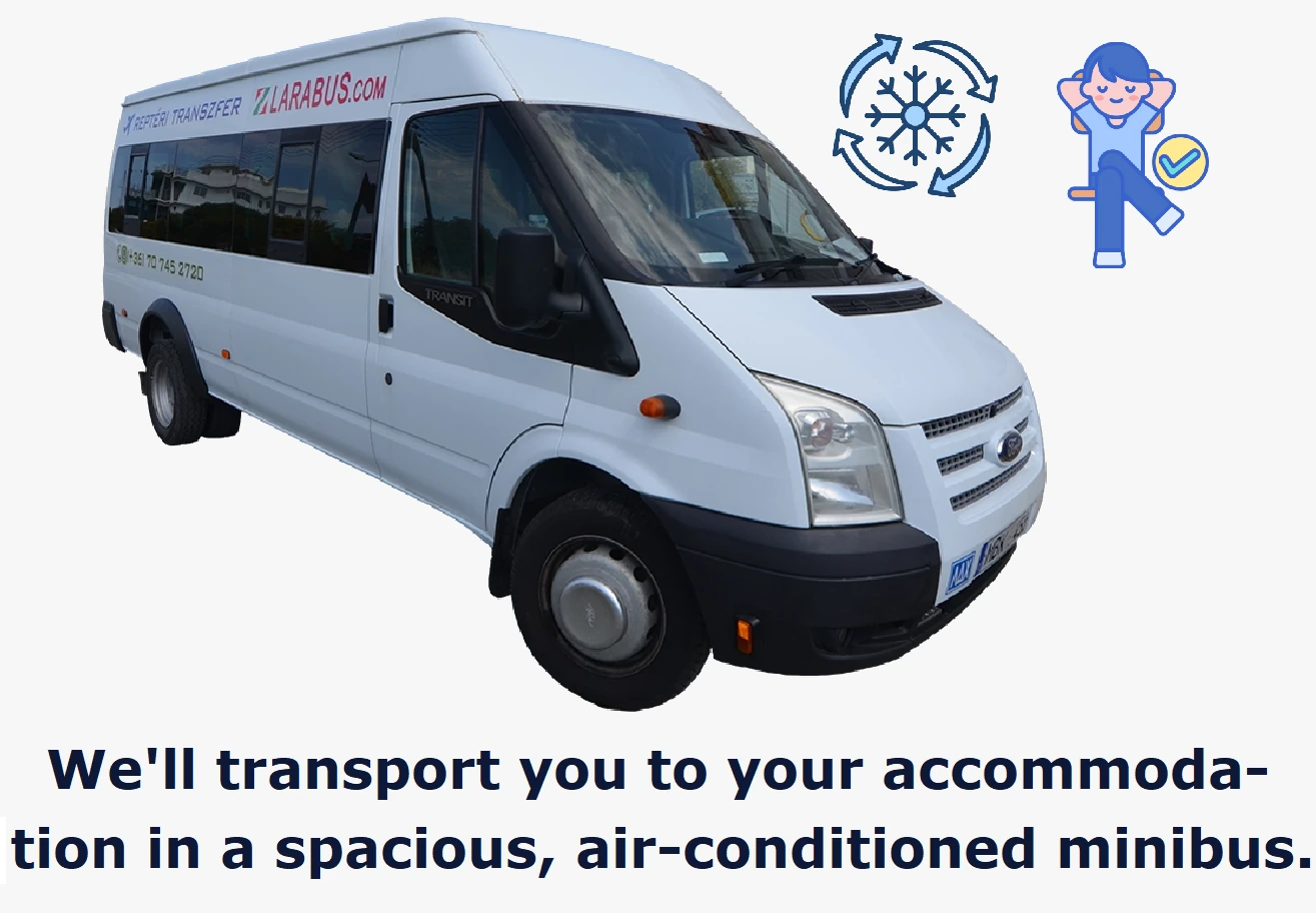 air-conditioned minibus